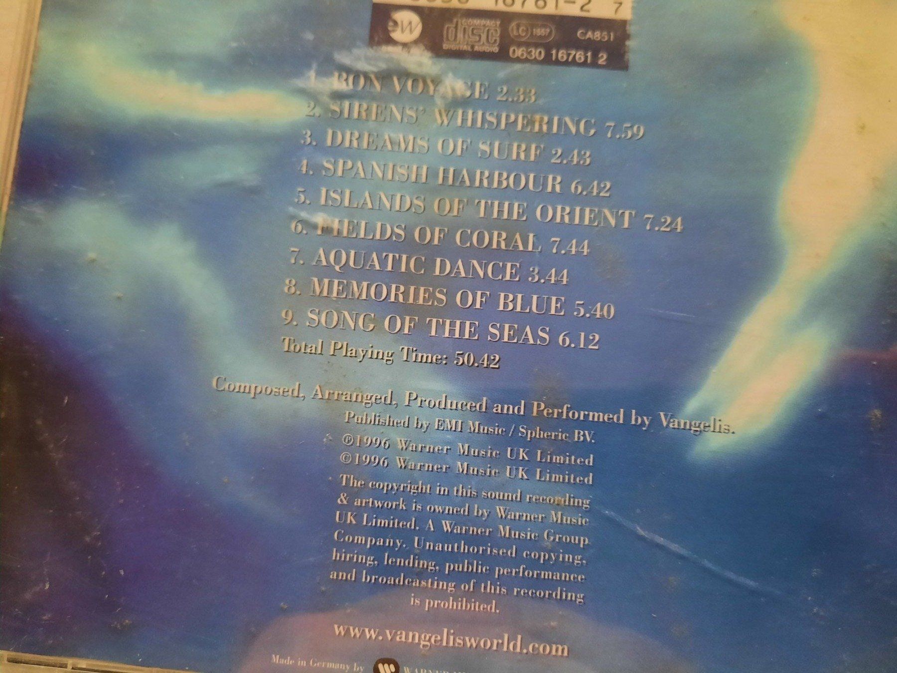 CDs: CD Vangelis - Oceanic – D'occasion à Pully par bro_n52j 2