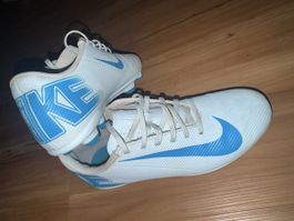 Nike Mercurial Fussballschuhe Gr. 38.5 Weiss/Blau