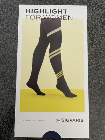 Sigvaris Highlight Black Strumpfhose (nicht Schwangerschaft)