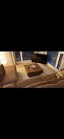 Ecksofa braun Stoff