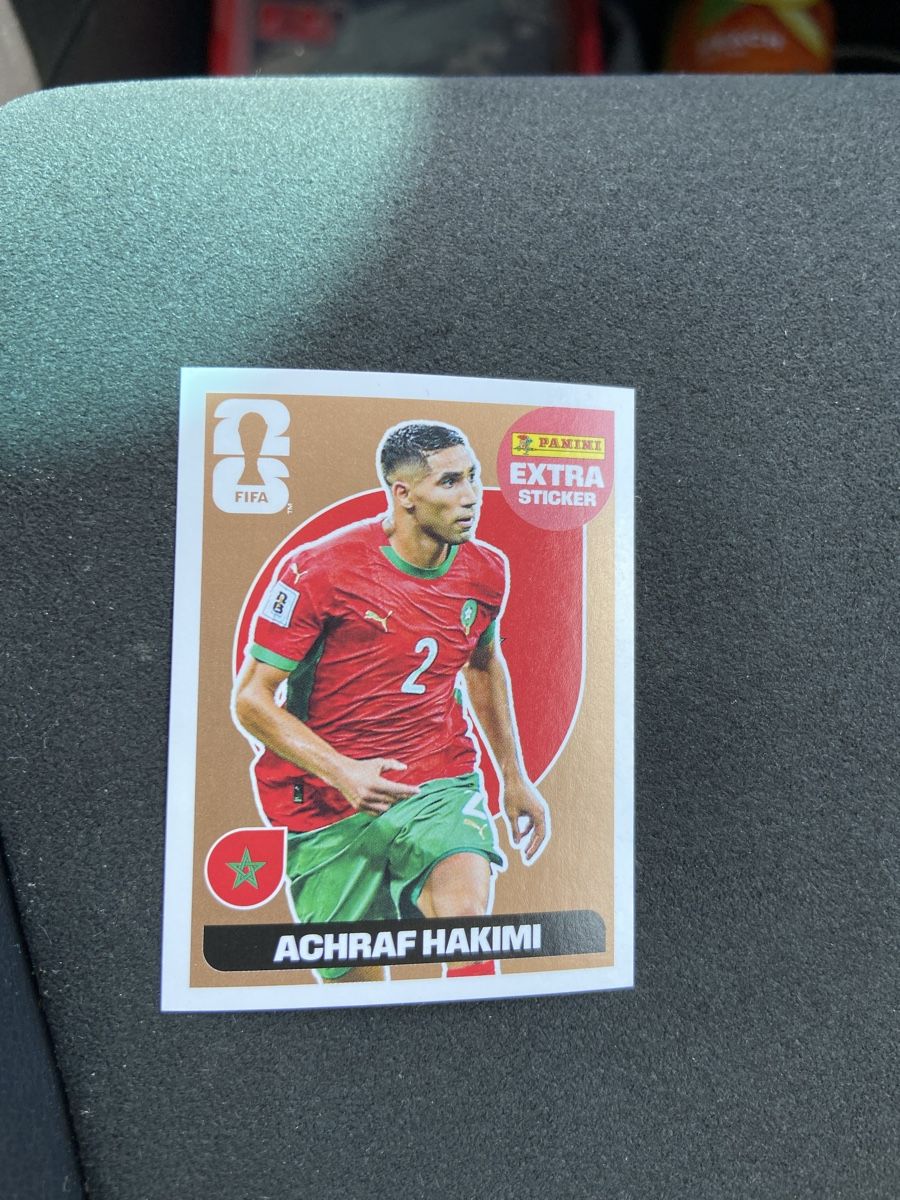 Panini Cartes à collectionner: Achraf Hakimi Panini Extra Sticker Bronze – Neuf (Voir description) à Lotzwil par kie_t777