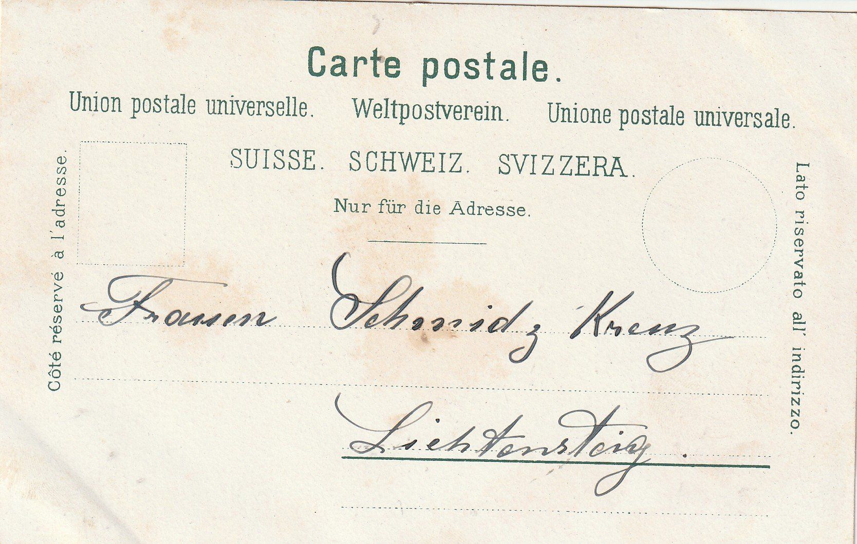 Cartoline postali: AK  Engelburg Litho um 1900 – Usato da Rupperswil venduto da Ema10 1