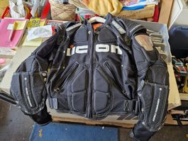 Damen Motorradjacke ICON Timax Gr. S mit Protectoren