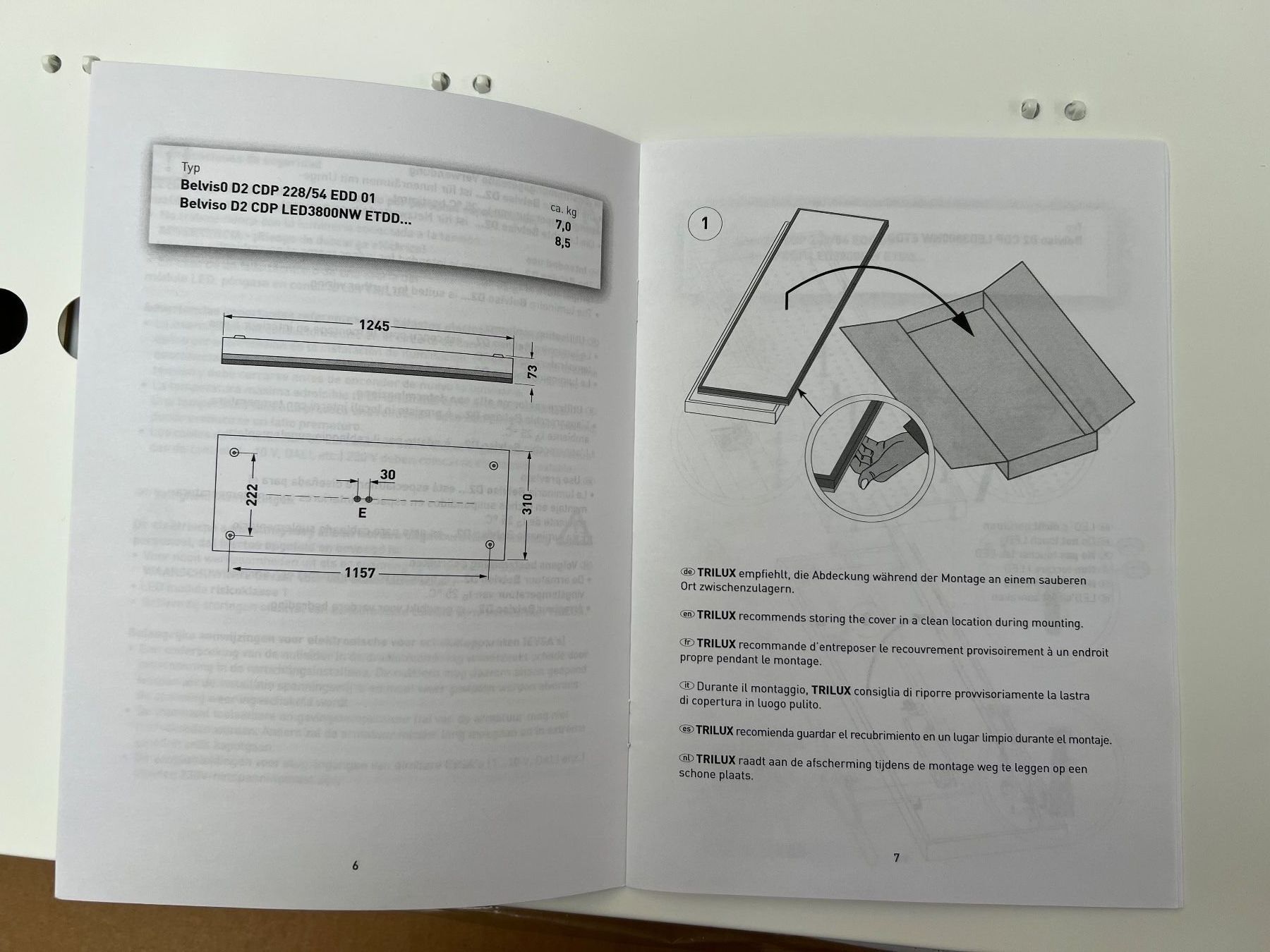 Lampade: TRILUX BELVISO D2 – Nuovo e nell'imballaggio originale da Mägenwil venduto da BackInWhite 4