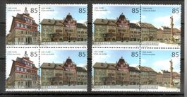 2007 Stein am Rhein 1000 Jahre postfrisch Viererblöcke