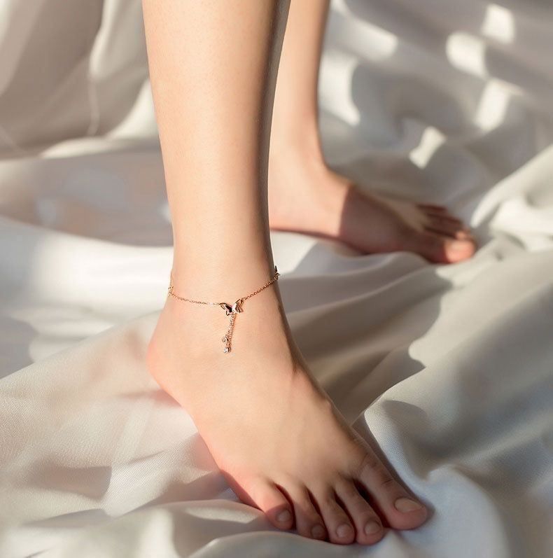 Bracciali & Braccialetti: silber fusskette – Nuovo e nell'imballaggio originale da St. Gallen venduto da yatoot26
