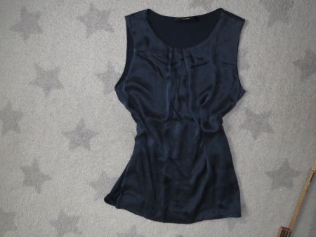 sehr schöne HALLHUBER Damen SEIDEN Bluse Gr L