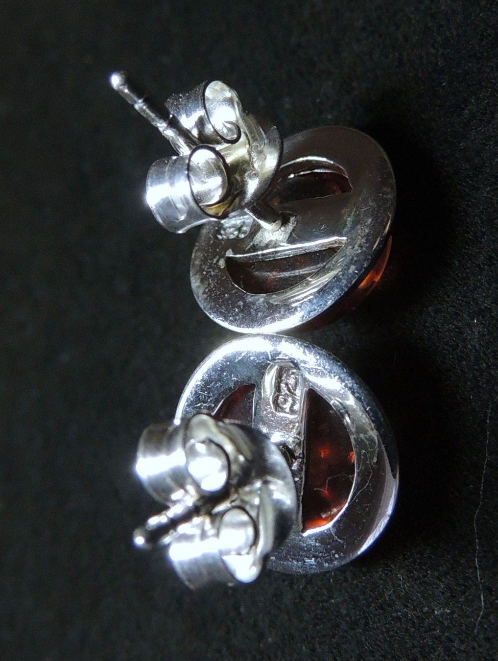 Orecchini pendenti & Orecchini a lobo: Bernstein Silber 925 Ohrstecker – Nuovo e nell'imballaggio originale da Waldenburg venduto da schaller707 2