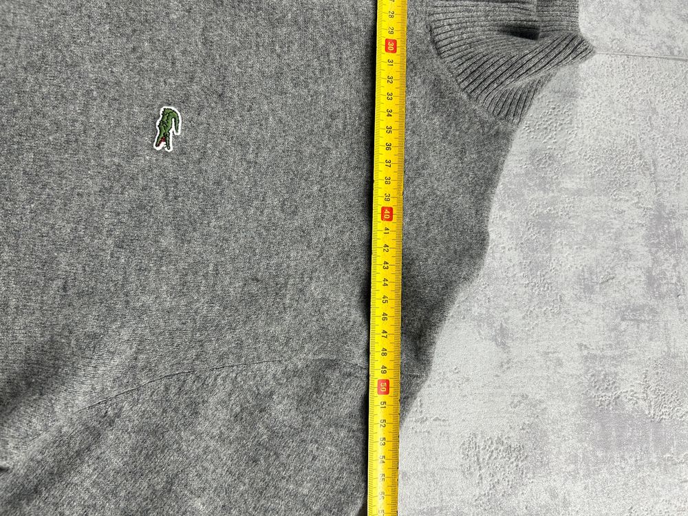 Sweat 1/4 Zip Lacoste Gris - Taille XXL Homme 4