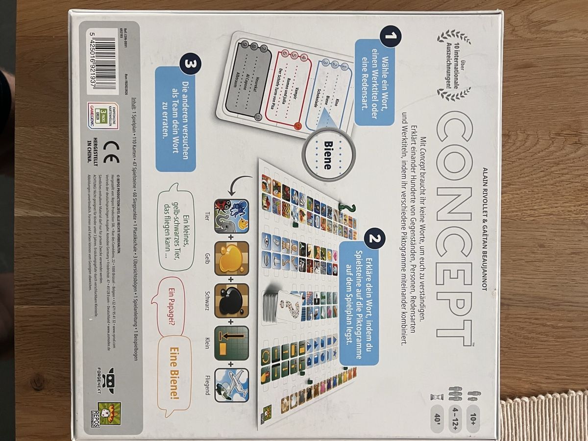 Giochi: 2 Brettspiele - Wer weiss denn sowas? & Concept – Nuovo (secondo la descrizione) da Sennwald venduto da ii_10 3