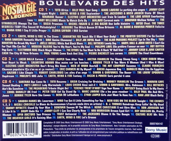 CDs: Diverse: Boulevard des Hits - Nostalgie la Legend 5CD – Neu und originalverpackt aus Steinhausen von Vilivinili 1