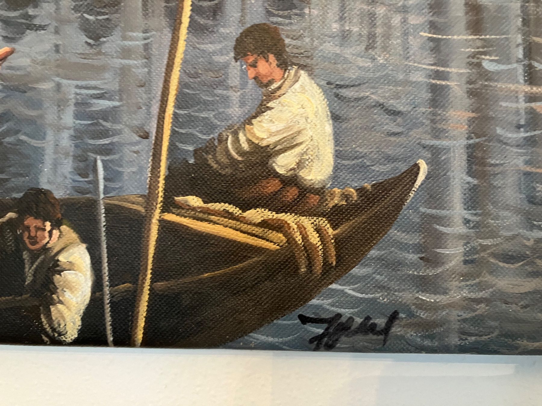 Dipinti: VENEDIG BILD DOGENPALAST ÖLBILD – Usato da Luterbach venduto da fink4500 3
