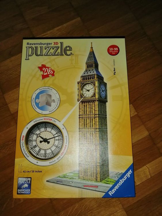 Ravensburger 3D Puzzle BIG BEN mit Uhr! Kaufen auf Ricardo