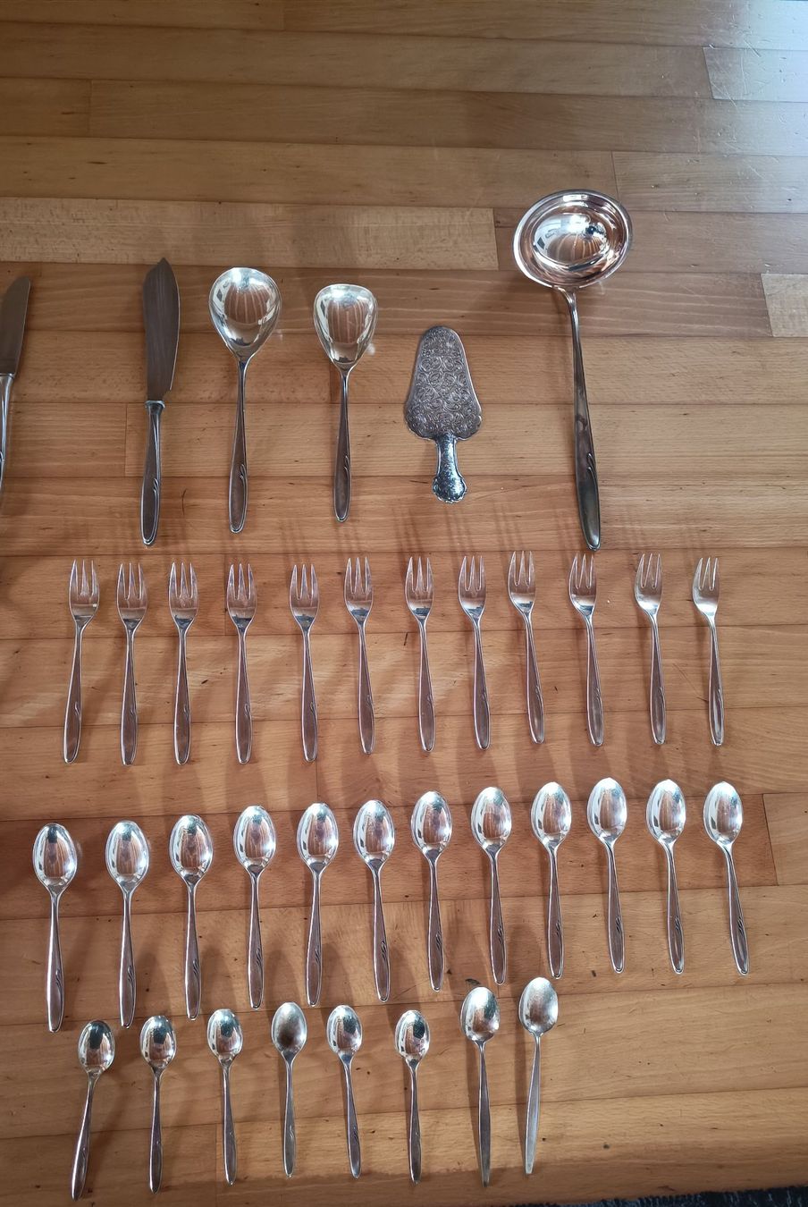 Set di posate: Besteckset Wilkens versilbert 90 – Usato da Gerolfingen venduto da Laubi032 5