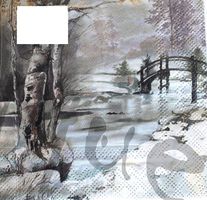 Serviette it's wintertime 25x25 (1360) 2Stk.