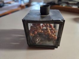 1 Kerzenständer Metall mit Inhalt 5 cm