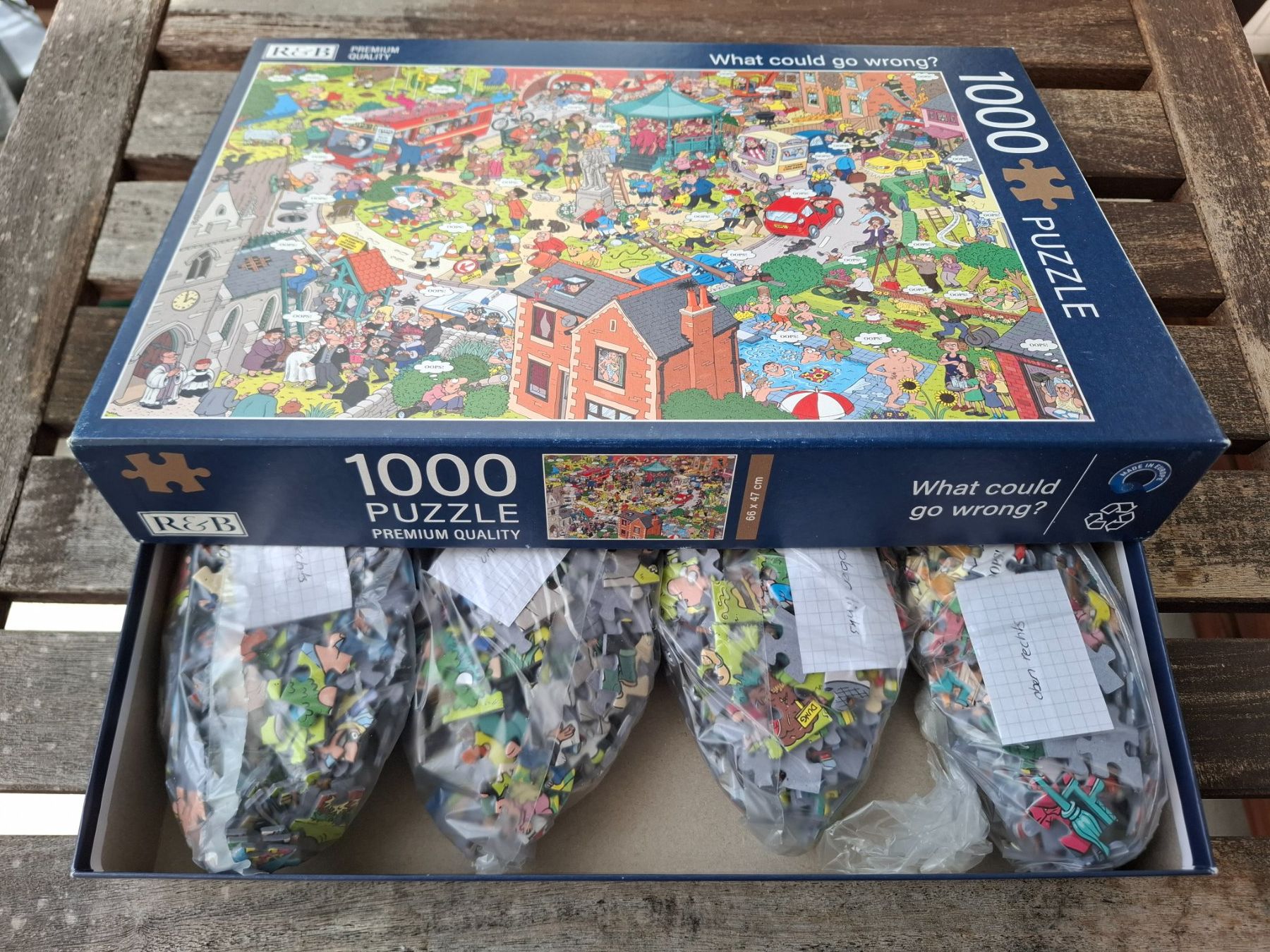 Puzzle: Lustiges Comic Puzzle "what could go wrong?" – Usato da Jonen venduto da h-blxgirl79 1