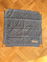 Louis Vuitton Monogram Denim Square Bandana Schal in Blau