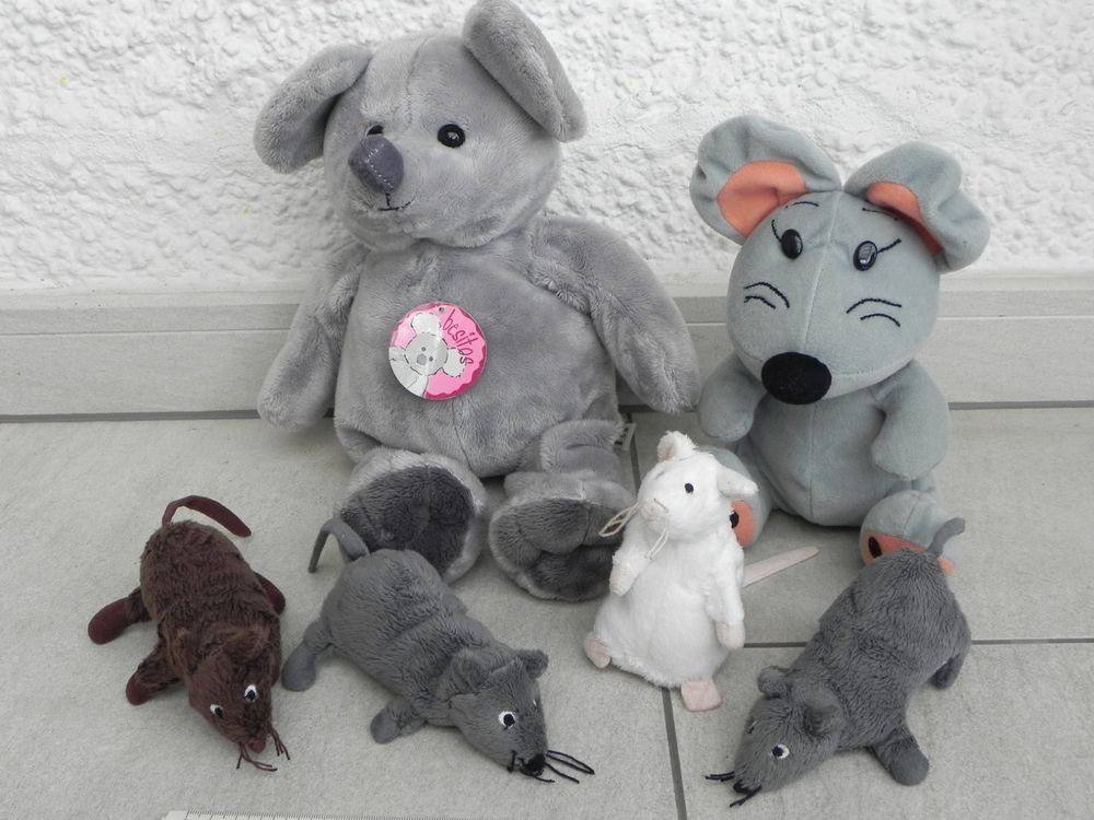 maus-pl-schtier-set-6-stk-m-use-gebraucht-in-stallikon-f-r-chf-8