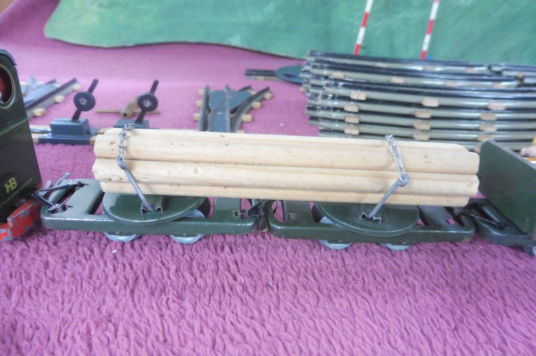 Giocattoli: Billerbahn Waldbahn Blech Made in US Zone Germany – Usato da Maschwanden venduto da struppiundtim 3