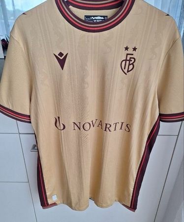 Fc Basel Trikot Gold Neu Gr.XXL