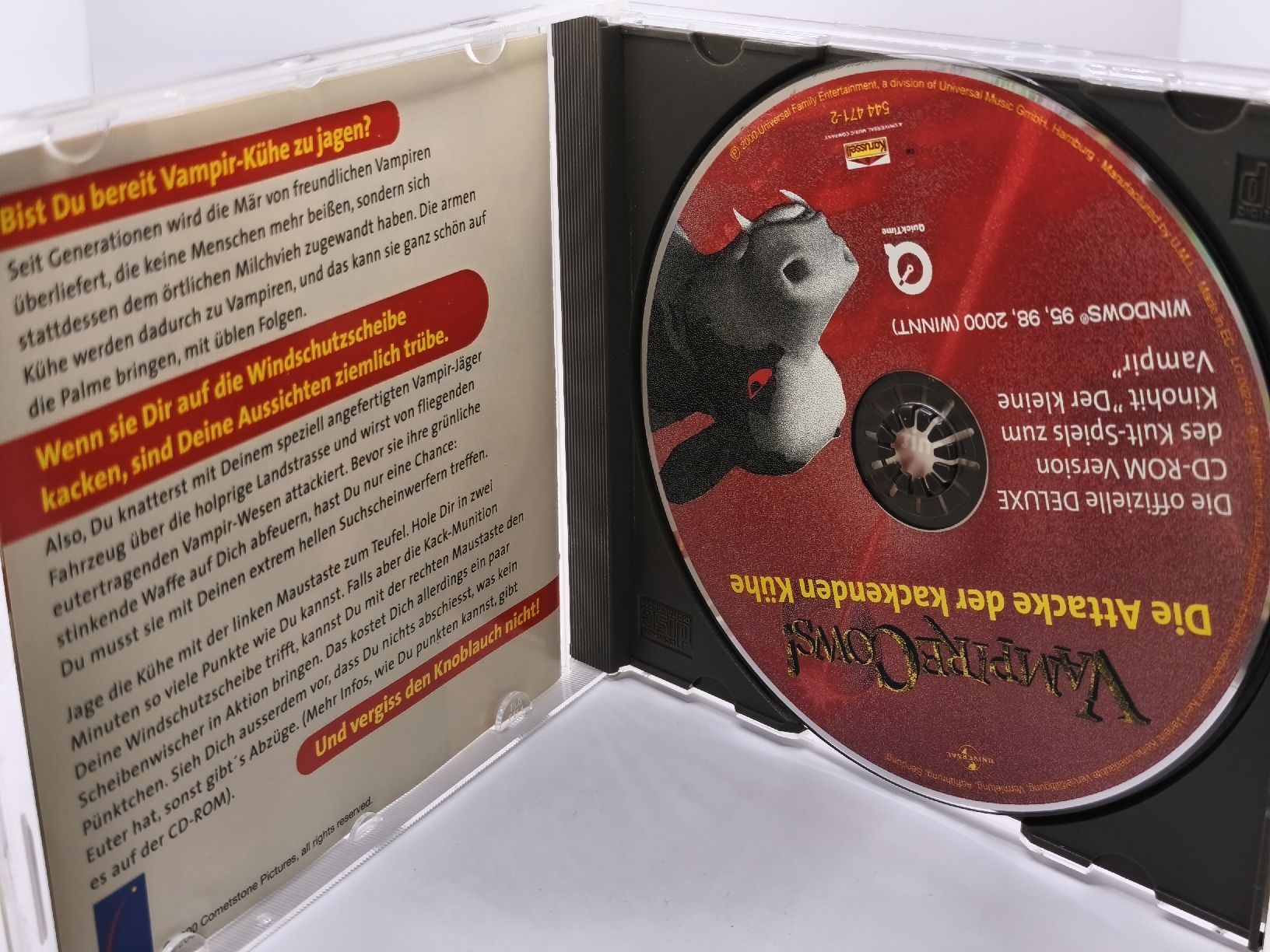 Giochi: Vampire Cows! Jeu PC CD-Rom Deluxe - Le Petit Vampire – Usato da Conthey venduto da Th3gr4yf0x 1