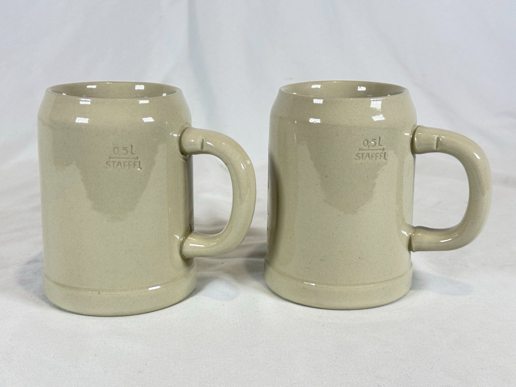 Cardinal Verres: 2 Chopes Cardinal vintage – Grès Rastal (W. Germany) – D'occasion à Tramelan par lolopat 1