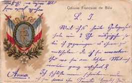 Colonie Française de Bâle, gelaufen 1904