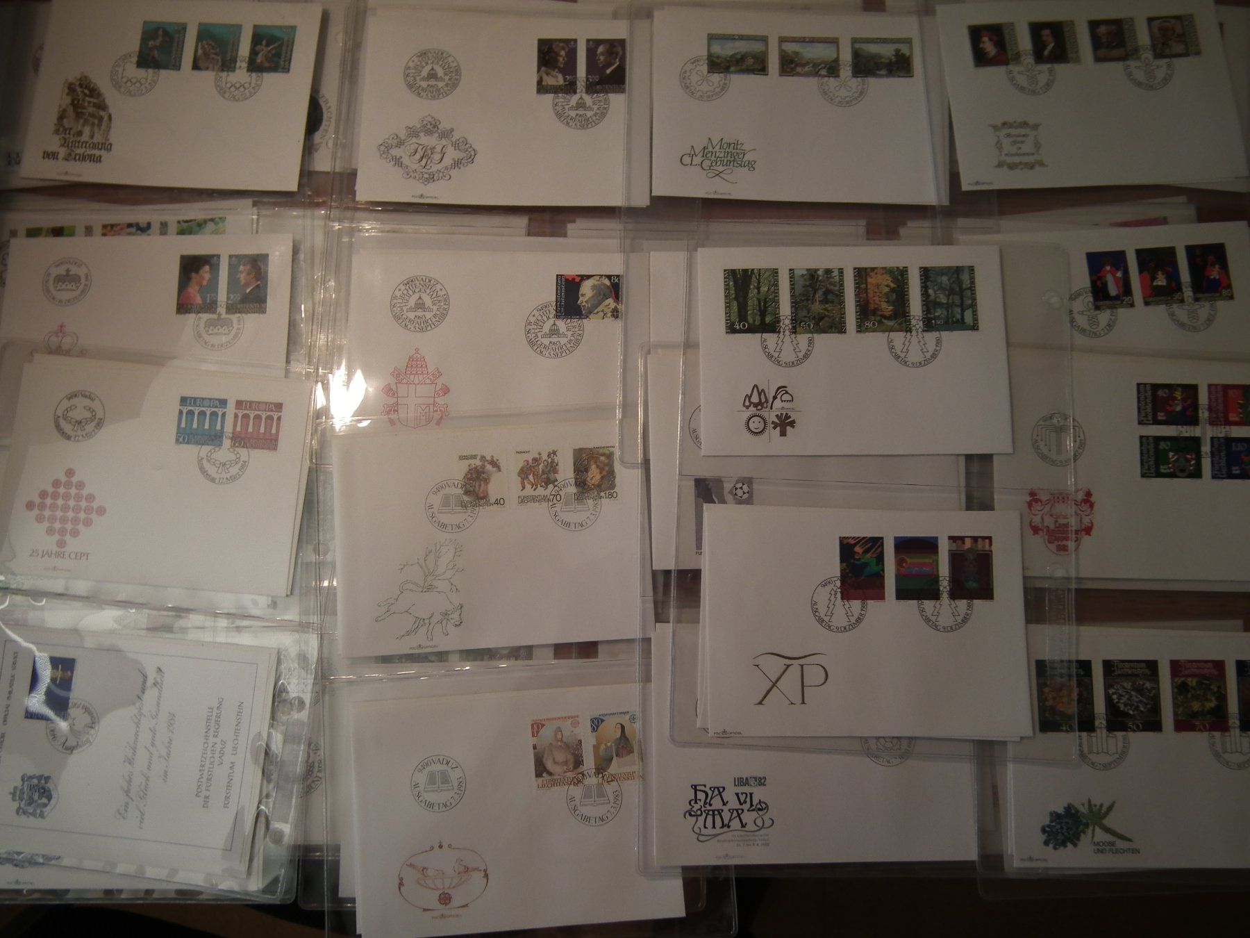 Alle Briefmarken: Liechtenstein, Diverse schöne FDC's  Diverse – Gebraucht aus Kriens von WULLU99 4