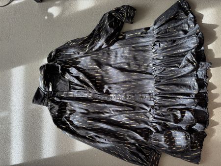 Zara robe noire et or, taille XS/S - tendance