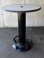 Stehtisch Quick Table schwarz, Stehbiertisch 110 x 85