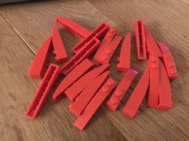 LEGO 20x Schrägstein 6x1 gerunde (42022)