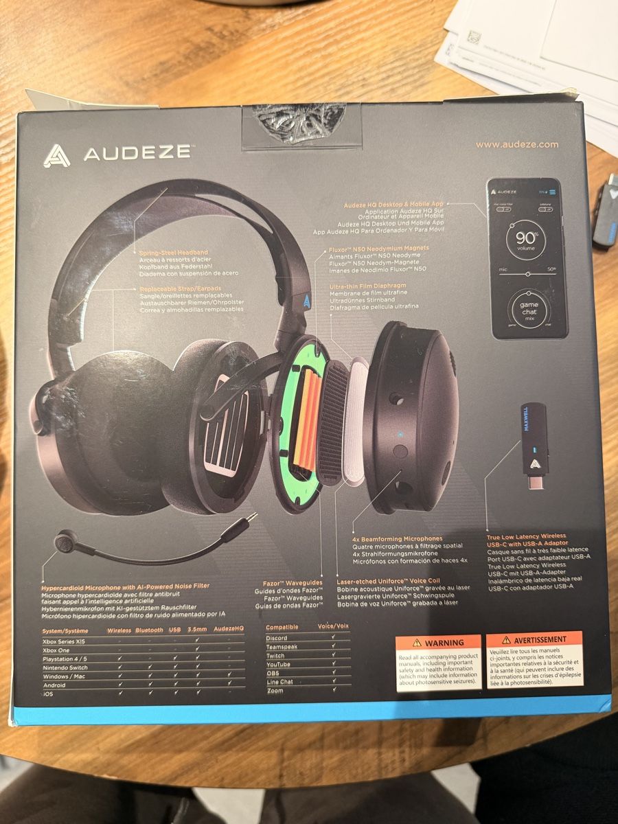 Audeze Kopfhörer: Audeze Maxwell PS  – Neu (gemäss Beschreibung) aus Amriswil von barca9 4