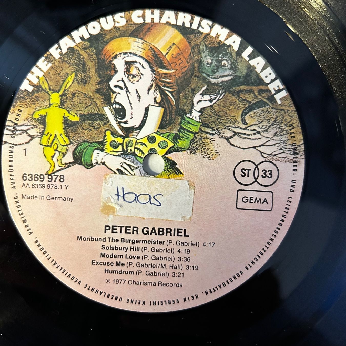 Dischi in vinile: Peter Gabriel  – Same, Vinyl LP – Usato da Aesch BL venduto da BernisFlomi 2