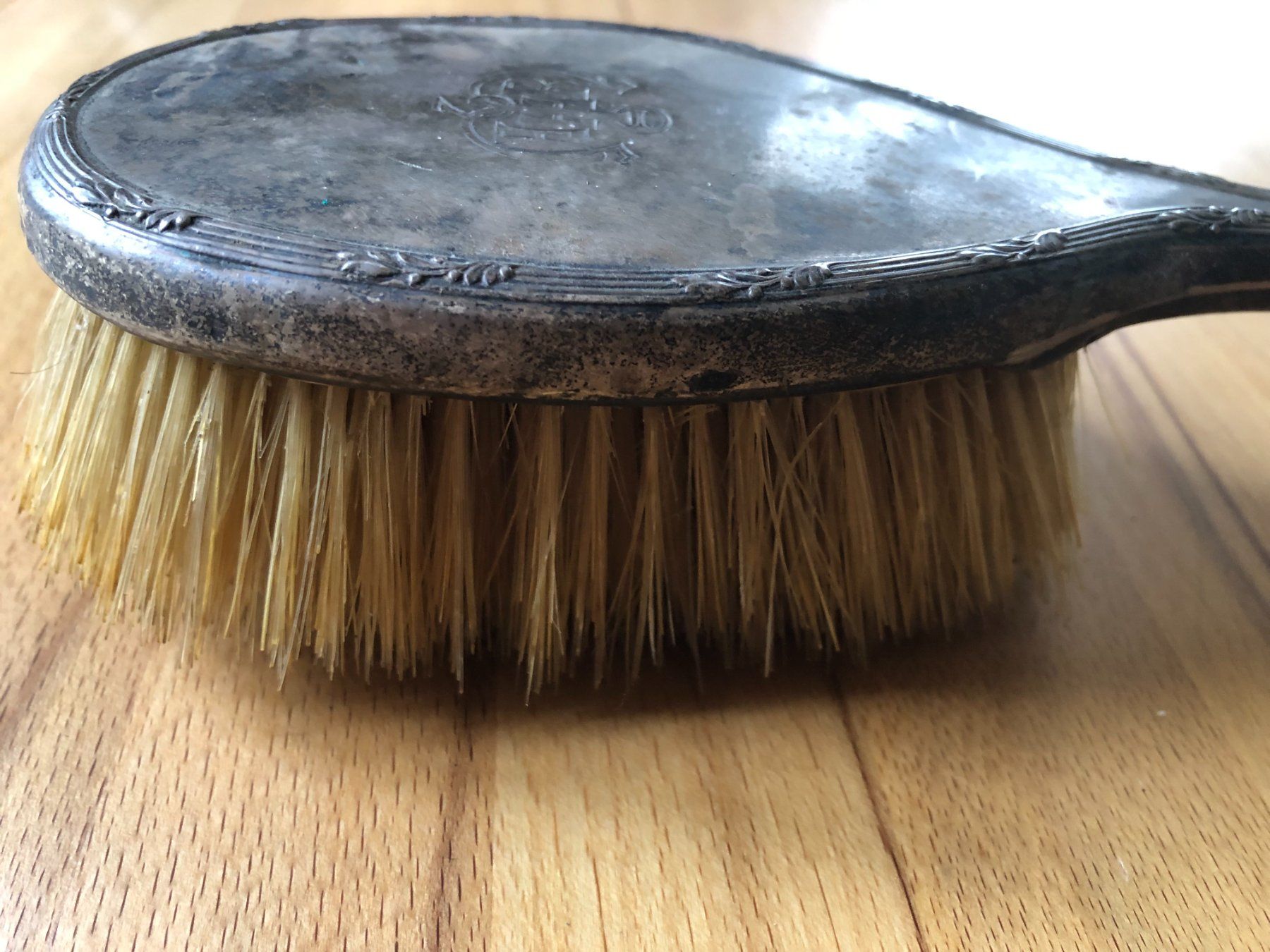 Altro per la cura dei capelli: Antike Sterling Silber Haarbürste mit Monogramm ca. 1910 – Usato da Basel venduto da Cambes 7