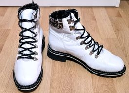 Schnürboots retroweiss/schwarz 5th Avenue Gr. 38