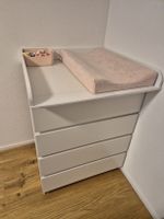 Wickelkommode aus IKEA Malm und Aufsatz, in gutem Zustand