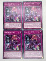 Yu-Gi-Oh! 4x Buh-Buh-Spiel Fallenkarte - Top Zustand!