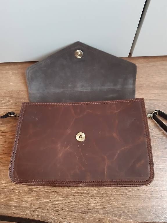 Borse da donna: Ledertasche braun – Nuovo e nell'imballaggio originale da Burgdorf venduto da sik_mz9x 1