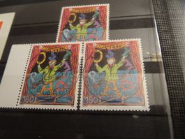 2006 Dimitri 3x VERSCHIEDENE ET- VOLLSTEMPEL