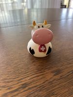 Badeente Kuh Design Schweiz weiss schwarz guter Zustand
