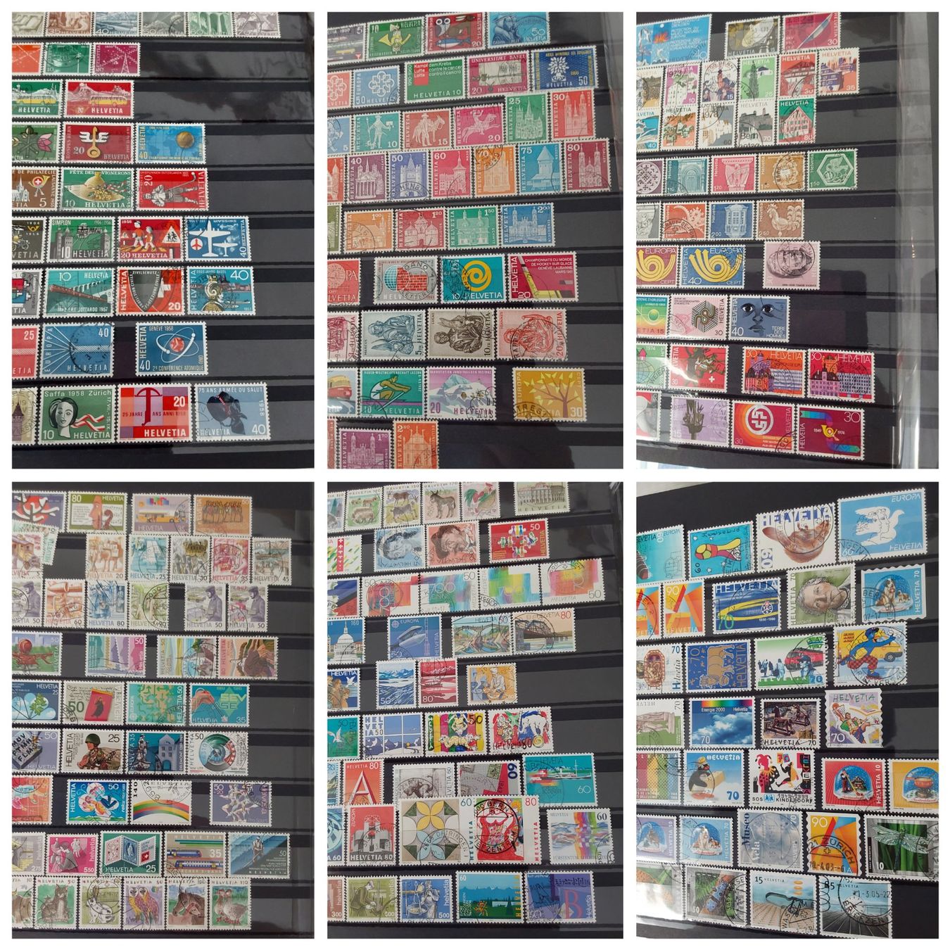 Alle Briefmarken: 4 Stk. CH Briefmarken-/Dublettenalben – Gebraucht aus Münchwilen AG von Nesar 2