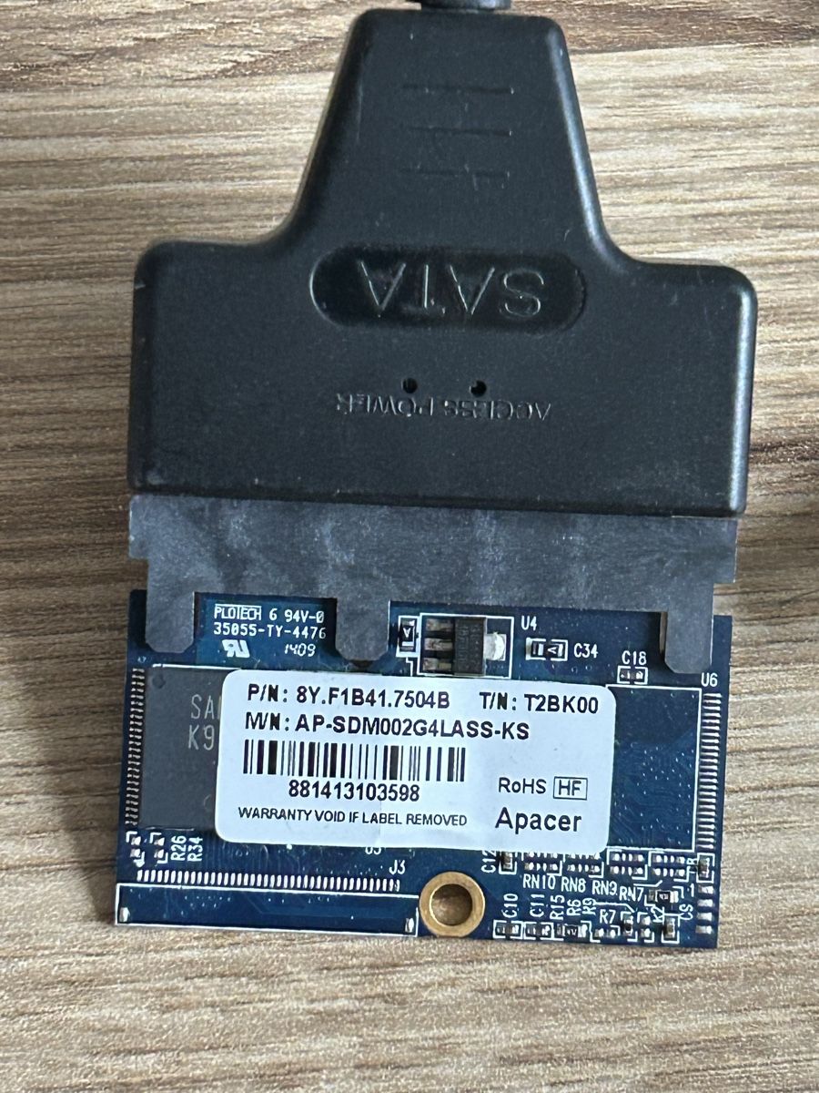 Unità & Adattatore: Apacer SSD 2GB SATA mit USB Adapter – Nuovo (secondo la descrizione) da möhlin venduto da Caja1 1