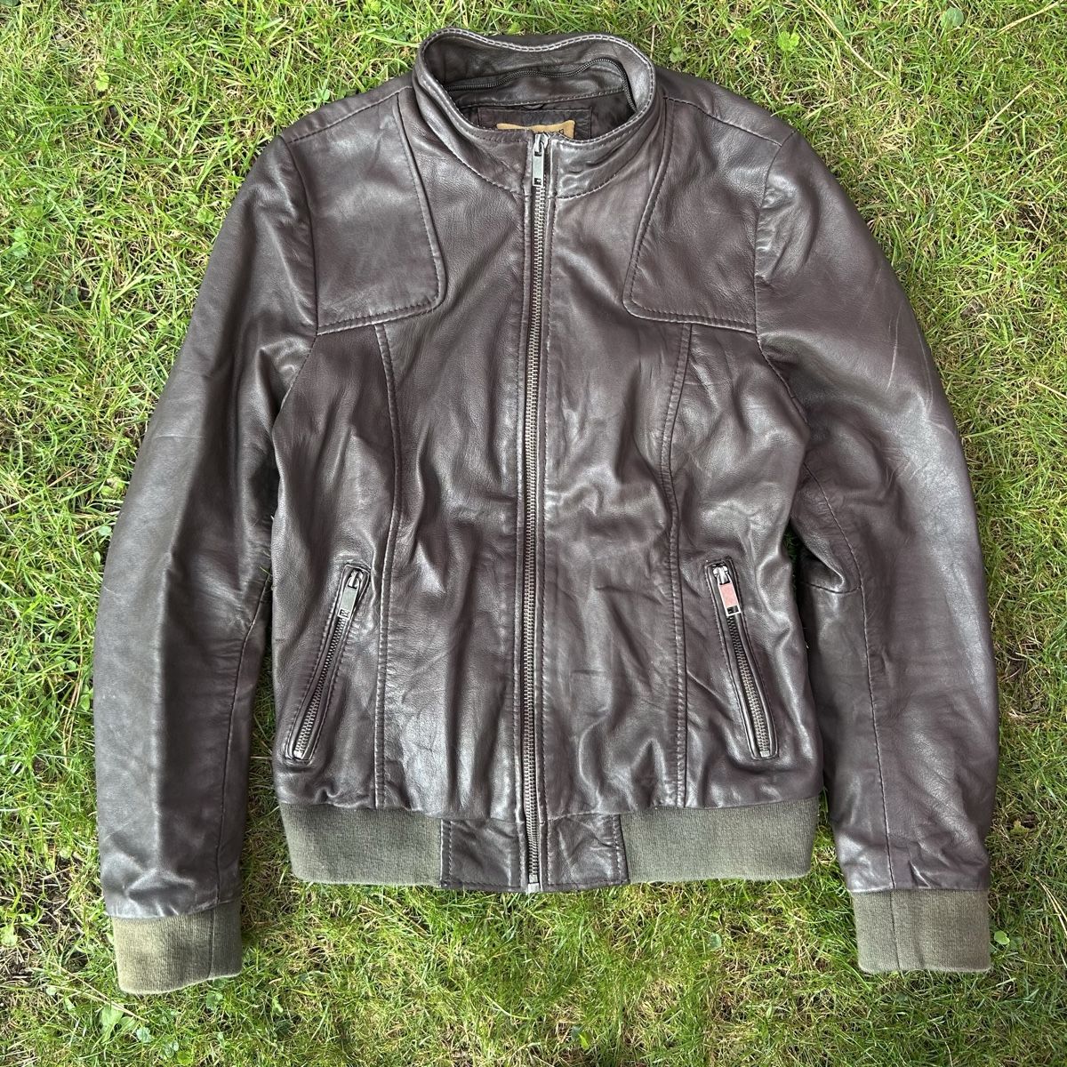 Vestes: Vintage Chyston brown Leather Jacket  – D'occasion à brent par fukusapes