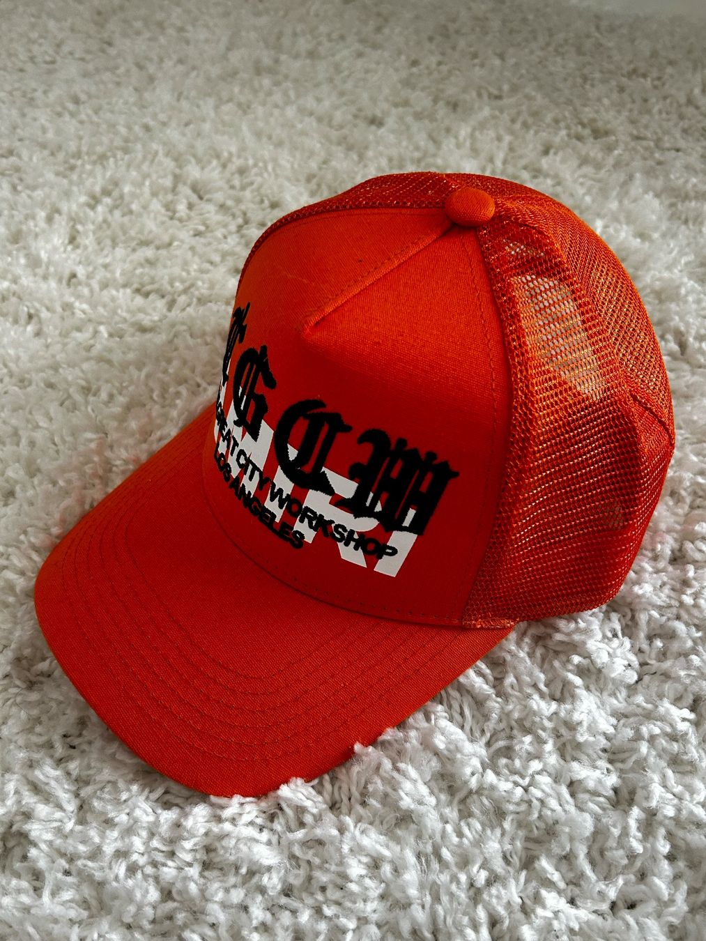 Copricapi, berretti & cappellini: Amiri Cap Orange Black White – Nuovo (secondo la descrizione) da Minusio venduto da gthegoat 1