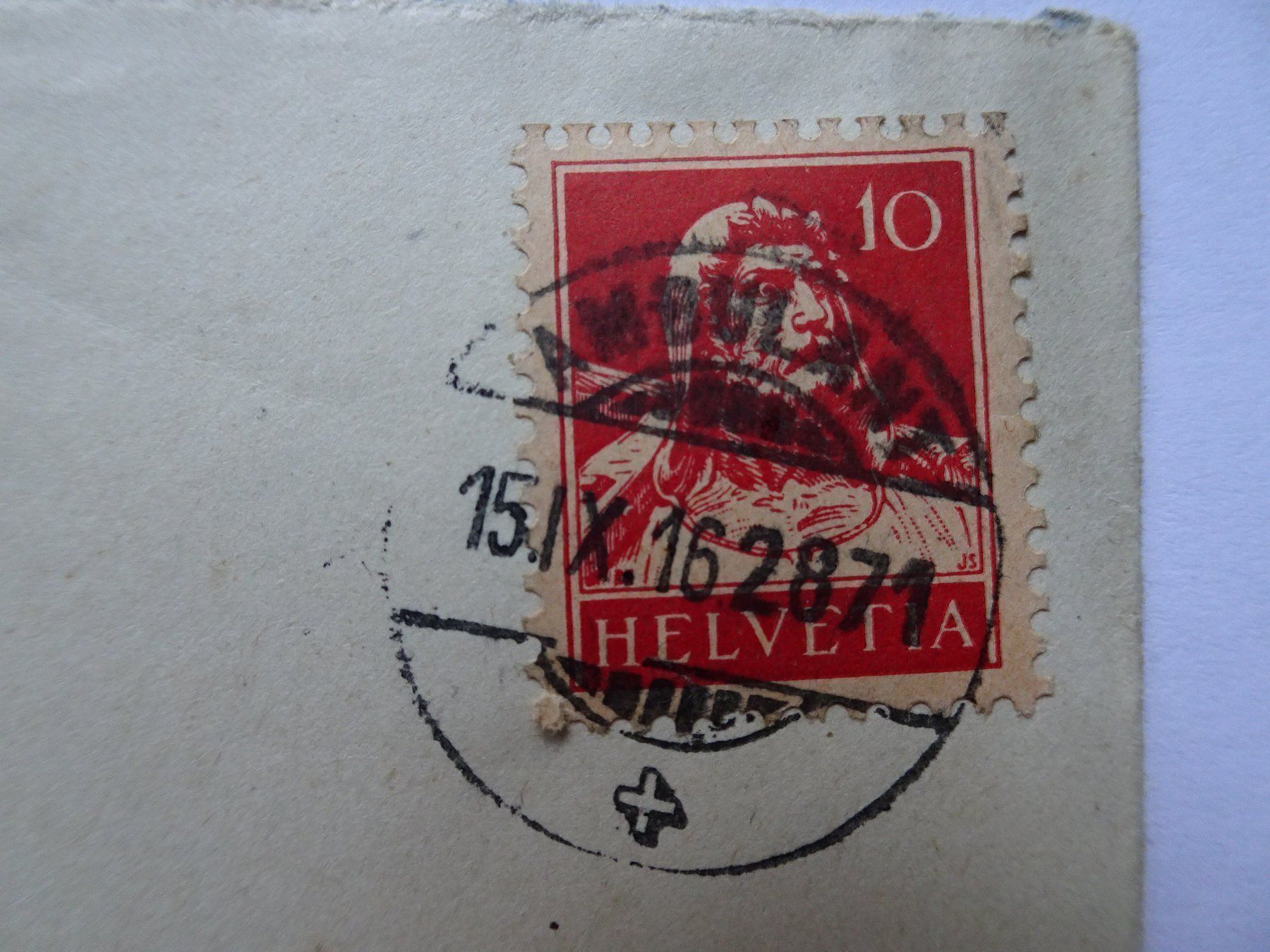Ansichtskarten: 1916 – Gebraucht aus Aadorf von Chnorli-Furz 1