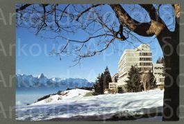 AK color Heiligenschwendi BE Bernische Höhenklinik ≈ 1980