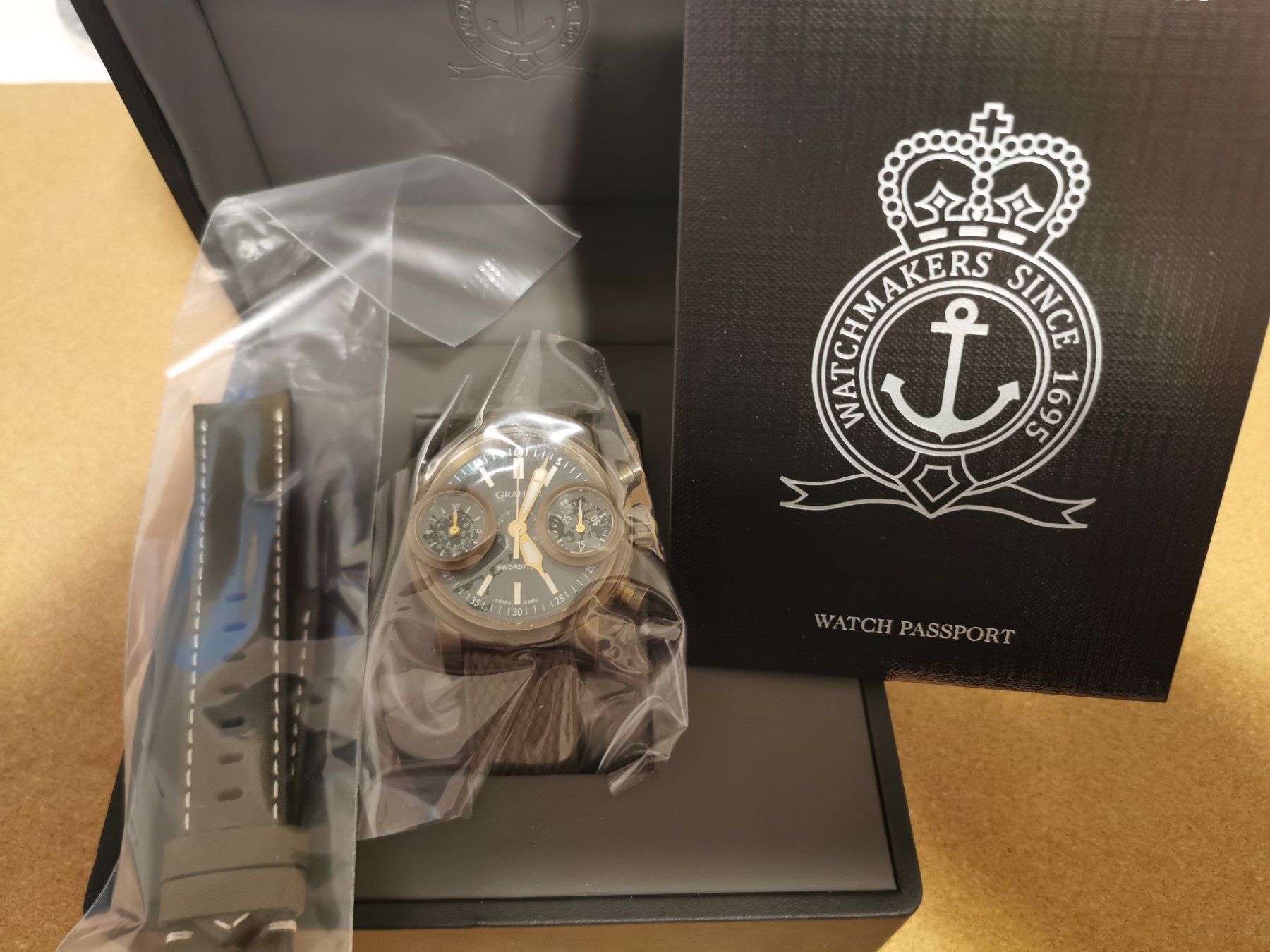 Graham Orologi: Graham Swordfish "Bronze & Smaragd green" NEW & FULLSET – Nuovo e nell'imballaggio originale da Bellmund venduto da nikitanikita 7