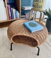 Ikea GAMLEHULT Pouf/repose-pieds en rotin