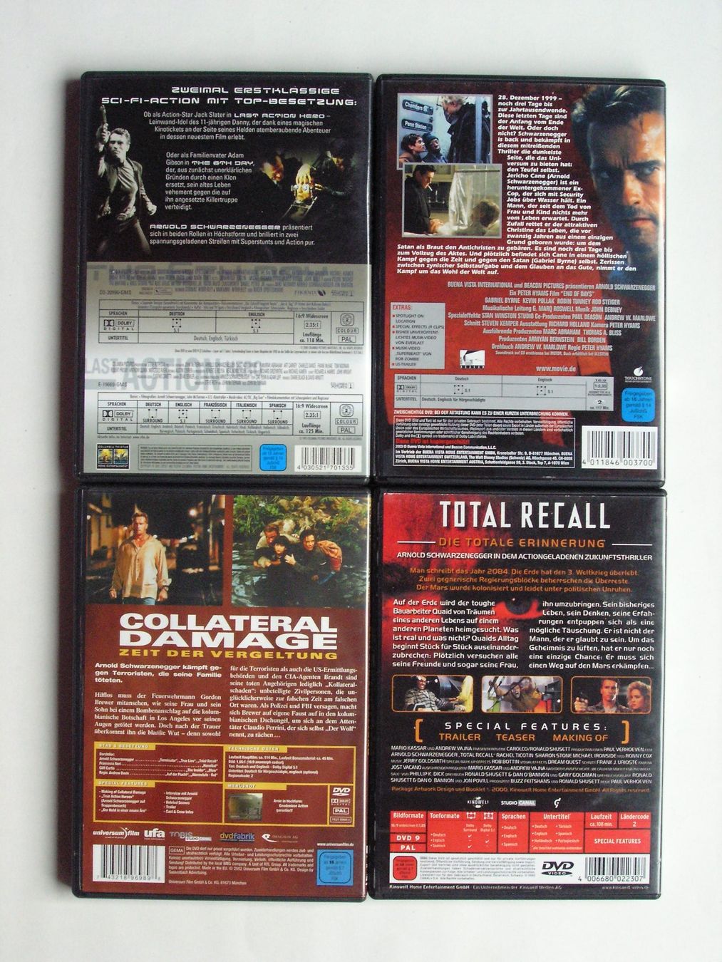 Tous les DVDs: Schwarzenegger 5 - Filme Action Pack – D'occasion à Zuzwil SG par vette13 1